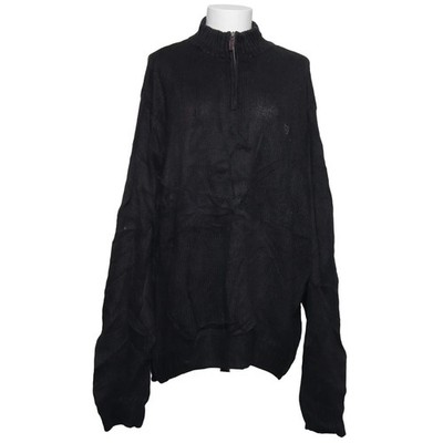 Chaps, Strickpullover, Größe: XXL, Schwarz, Baumwolle, Grobstrick, Damen #tB4