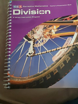 SRA Corrective Mathematics Division Teacher Presentation Book VG used Free Ship