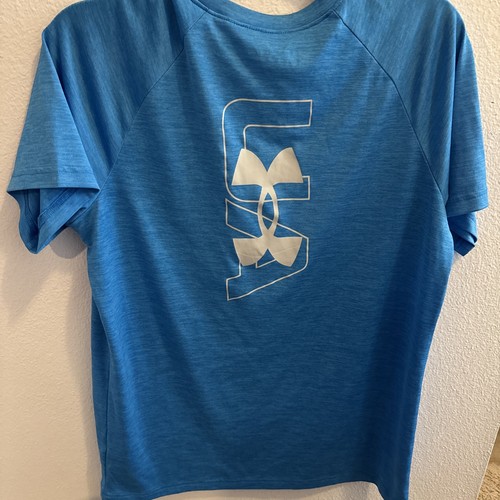 Boys under armour Teal YXL - Picture 3 of 4