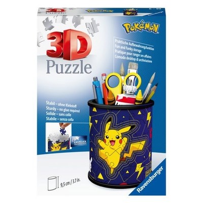 Pokemon 54 Piece Ravensburger 11257 Pen Holder 3D Puzzle 