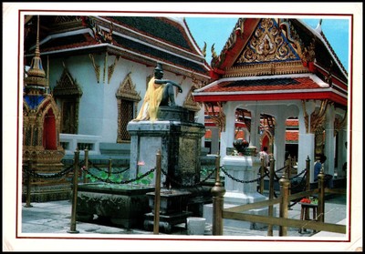 Ruesee (ein Asket) im Wat Pra Kaew Asien Tempel Bangkok Thailand K001