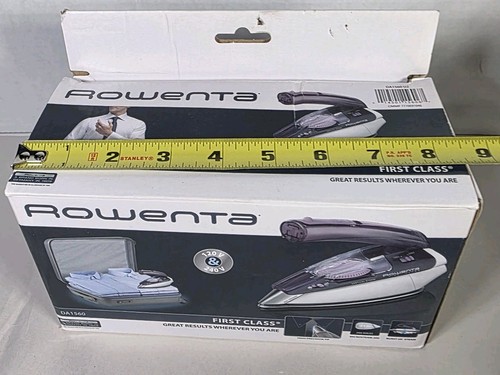Rowenta Steam Iro First Class Compact Travel #DA1560 W/Storage Bag Handle Folds - Picture 10 of 24