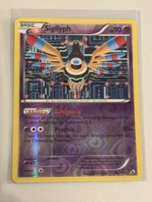Pokémon TCG NM-M condition Sigilyph 66/113 Reverse Rare Legendary Treasures