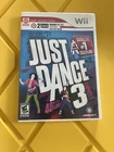 Nintendo Wii Just Dance 3 Music & Dance Video Game Tested Complete