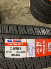 4 New Lt 245 75 16 Lre 10 Ply Gt Radial Savero Ht2 All Season Tires