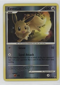 Eevee Reverse Foil Pokémon Diamond & Pearl Majestic Dawn #63 2008