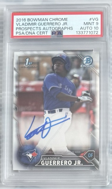 Vladimir Guerrero Jr. 2016 Bowman Bowman Chrome Prospect Autographs