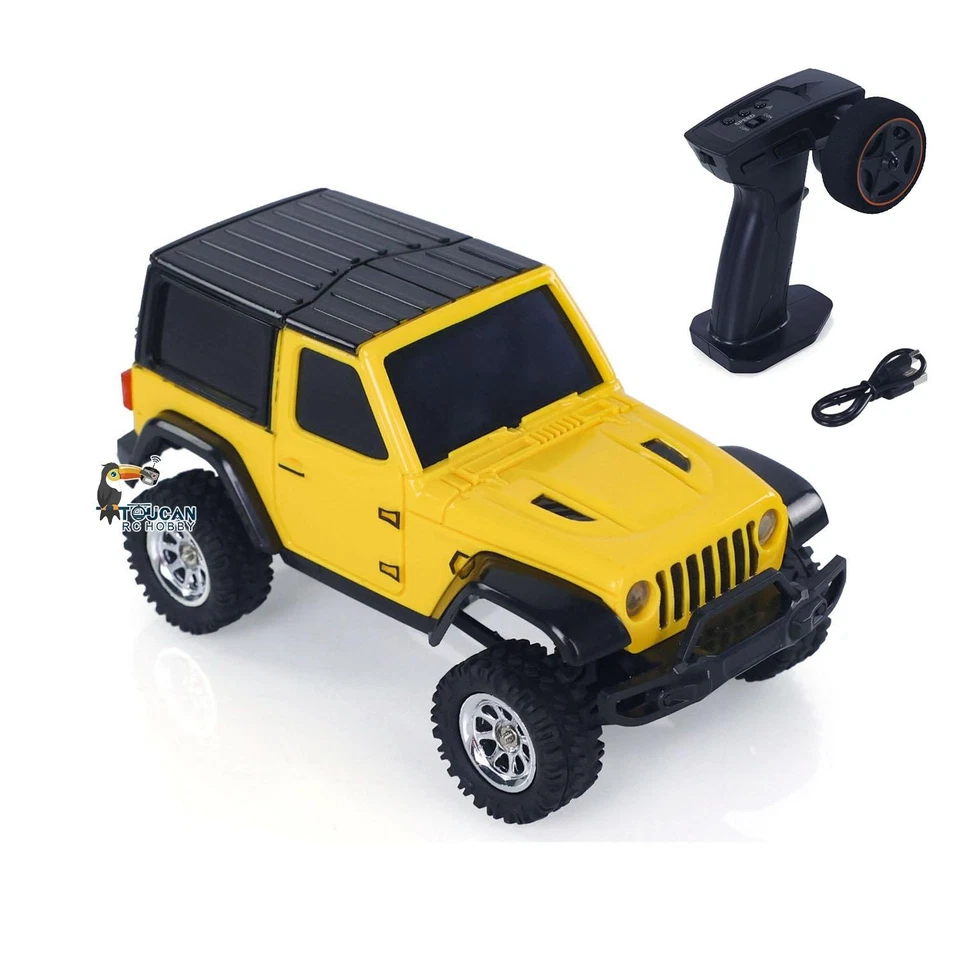 US STOCK 2.4G 1/36 RC Rock Crawler Off Road Car 4×4 RTR Model Vehicle w/ Lights - Image 4 of 4