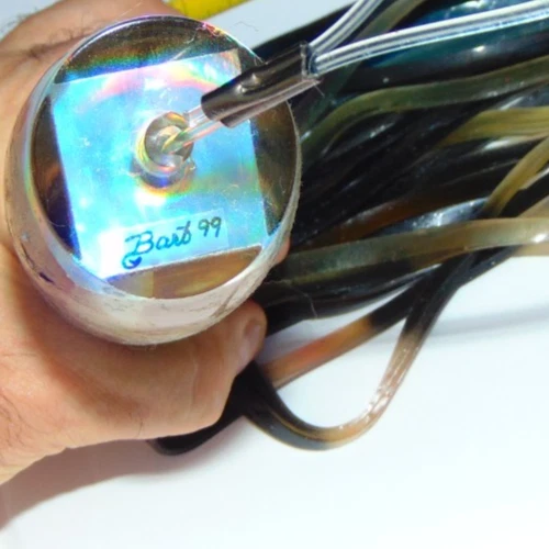 Vintage Black Bart 99 HAND SIGNED Fishing Lure Trolling Tuna Marlin Mahi Slant - Image 2 of 4