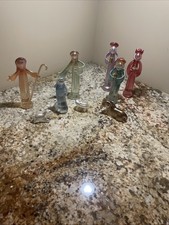 Christmas MCM MURANO STYLE OPALESCENT 9 PIECE...