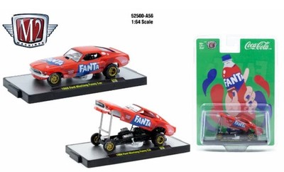 M2 Machines Coca-Cola Series 1969 Ford Mustang Funny Car Fanta