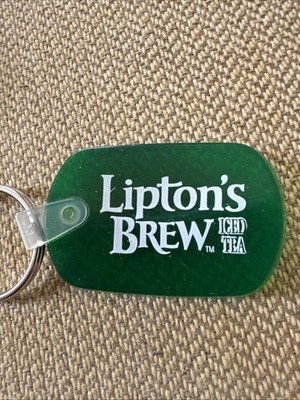 Vintage Keychain Lipton Tea Old Advertising