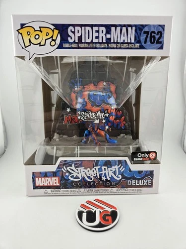 Funko POP! Marvel Street Art Spider-Man #762 GameStop Exclusive