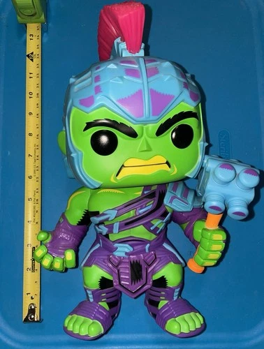 Funko Pop Marvel MCU Thor Ragnarok Black Light HULK 10-Inch Figure #907 Loose