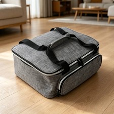 Multi-Compartment Craft Bag Adjustable Dividers Scrapbook Storage Bag