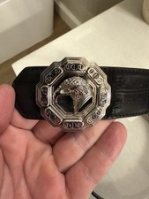 Stefano Ricci Silver Eagle Head Belt Authenti...