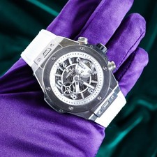 Hublot Big Bang Unico 45 Titanium Ceramic White $20K MSRP 411.NE.2010.LR.JSM15 7