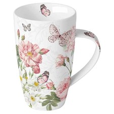 Tasse, Porzellantasse AMELIA | Rosen 0,6l by Ambiente