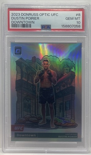Dustin Poirier #8 Ufc Cards 2023 Panini Donruss Optic UFC Downtown card price