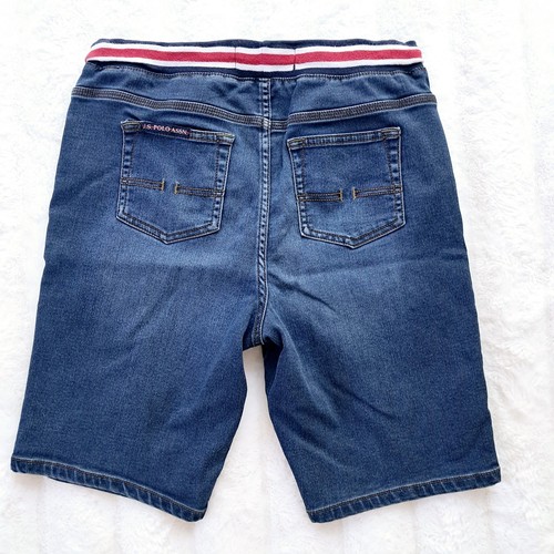 U.S. Polo Assn Easy On Soft Denim Kids Blue Shorts XL 14-16 - Picture 4 of 6