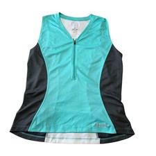 Pearl Izumi Women's Select SL Tri Jersey Tral/Gray/white Medium Running Cycling