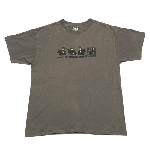 Camicia Vintage The Prodigy Uomo Grande Grigio Y2K Tour Concerto Rave Band Tee Incudine prezzo ebay