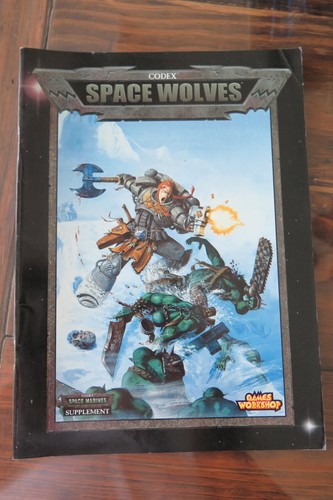 Warhammer 40.000 40k Space Wolves Codex Marines Sc Games Workshop 2000 sehr selten