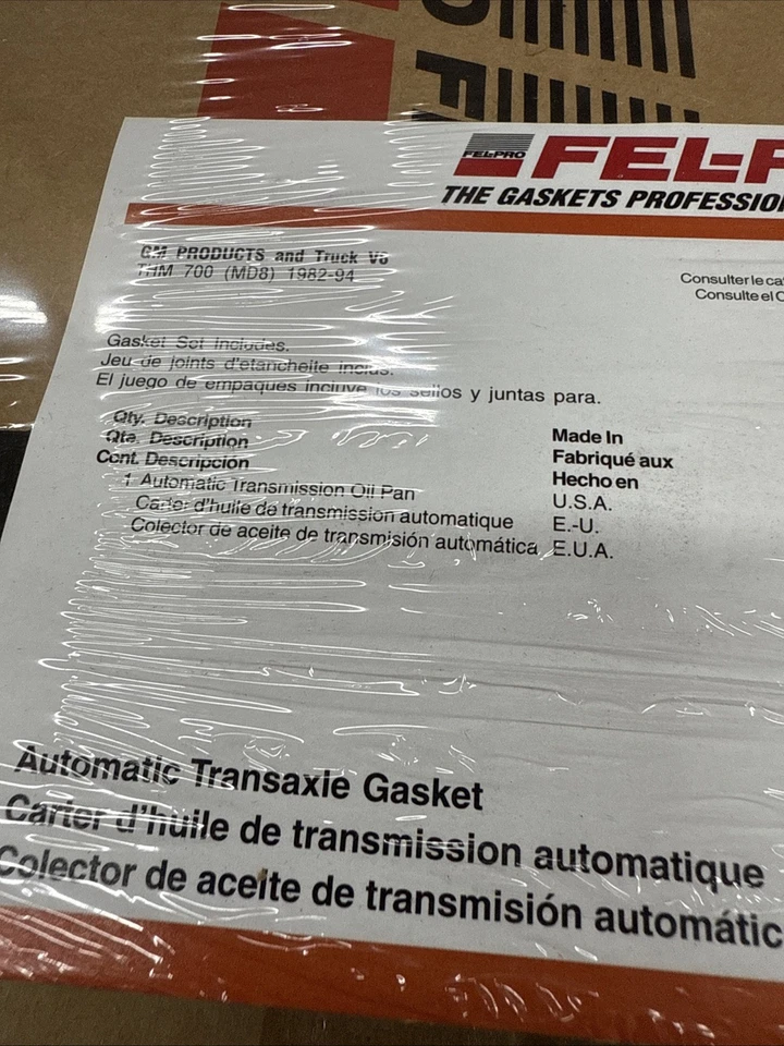 NOS Fel-Pro TOS 18663 AUTOMATIC TRANSMISSION GASKET SET! Free Shipping! - Image 2 of 4