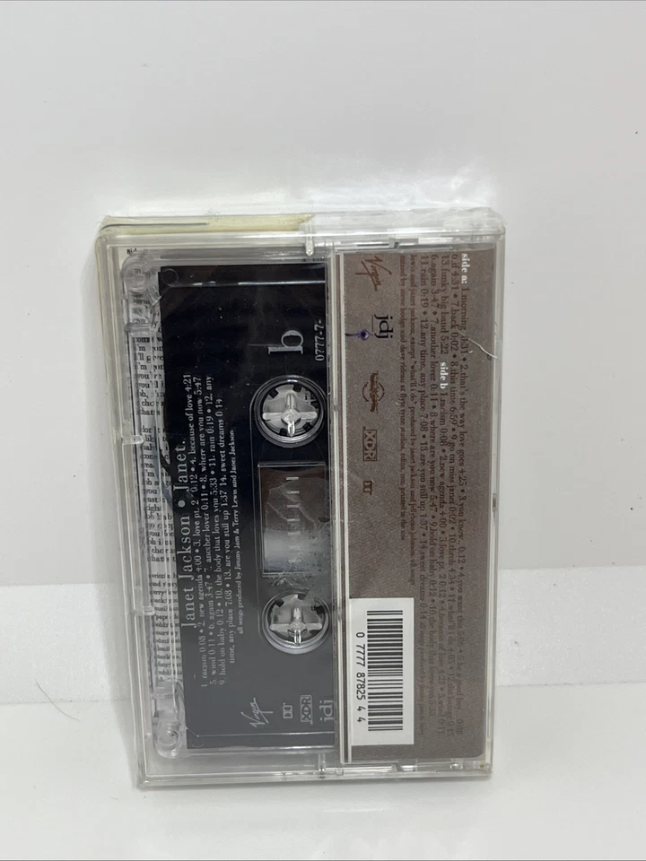 VINTAGE NEW Janet Jackson – Janet. 1993 Cassette R&B Pop 077778782544 SEALED - Image 2 of 4