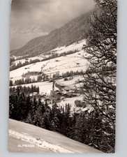 Alpbach Tirol Winter Snow Village Landscape Postcard 1965