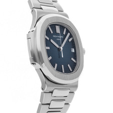 Patek Philippe Nautilus Date 40mm Steel Auto Blue Watch Bracelet 5711/1A-010 3