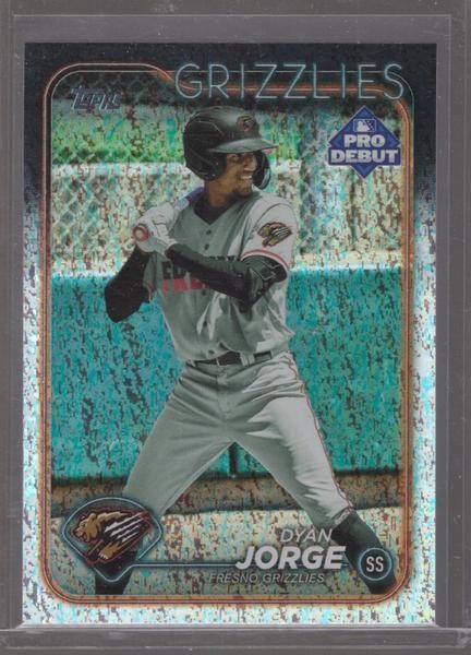 2024 Topps Pro Debut #PD-170 Dyan Jorge Sparkle Foil #/175