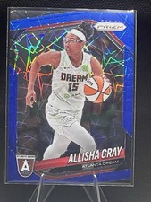 2025 Panini Prizm WNBA Blue Velocity Prizm #16 Allisha Gray