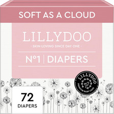 Disposable Baby Diapers, Size 1 4 lbs , 72 Count, Absorbent Leak Protection, U
