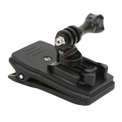 Action Camera Backpack Clip 360 Degrees Rotating Backpack Strap Fixing Clamp Fit