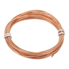 Bare Copper Ground Wire 18 Gauge 15 Feet Solid Braided Copper Cables