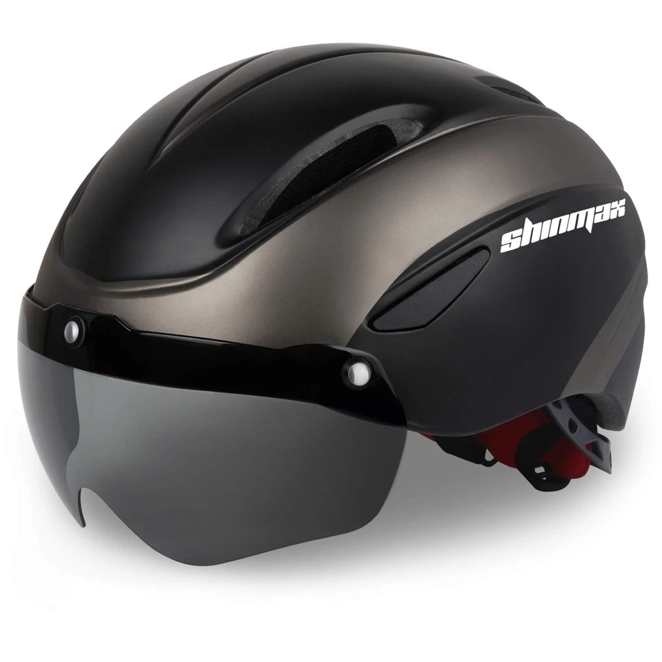 Casco de Bicicleta Shinmax para Hombre Mujer, Casco de Bicicleta con Go Magnético Desmontable... Foto 4 de 4