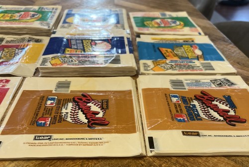(1,058) 1984 1985 1986 1987 1988 1989 Topps Fleer Donruss Leaf Wax Pack Wrapper - Picture 6 of 7