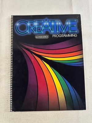 Creative Programming ALL STARS LEVEL 3 1983 BASIC Computer Education