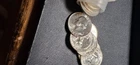 USA 25 cents, 1955-D old silver coin Gem BU  from original roll