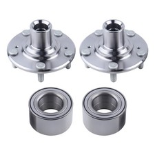2 X Front Wheel Hub Bearing Assembly Compatible With 2012-2015 Honda Civic Dx...