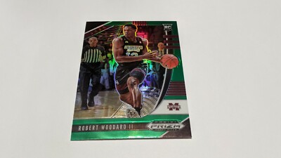 Robert Woodard II 2020-21 Panini Prizm Draft Picks #63 Green Prizm Rookie RC