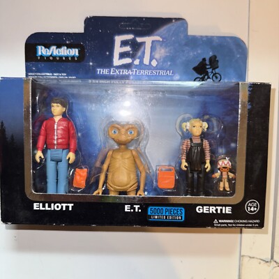 Funko Reaction ET フィギュアセット E.T. 限定5000個 FUNKO REACTION ET FIGURE SET ELLIOT E.T. GERTIE LIMITED EDITION