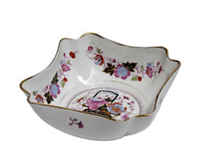 LIMOGES Francia SOPRAMMOBILE CIOTOLA Svuotatasche  in Ceramica Porcellana Decoro