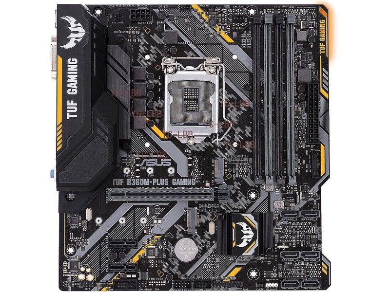ASUS TUF B360M-PLUS GAMING Intel LGA 1151 mATX motherboard DDR4 2666MHz support