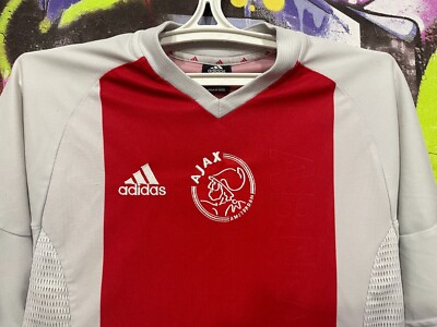 adidas Ajax（2003-2004） ABN-AMRO Mサイズ Ajax Amsterdam Adidas 2002 - 2003 - 2004 Home Football Shirt