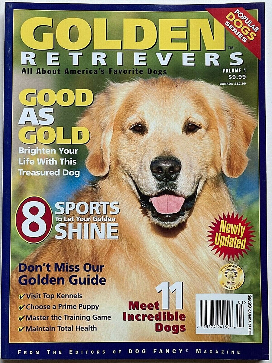 GOLDEN RETRIEVERS Popular Dog Series Magabook 130 Pages NEW