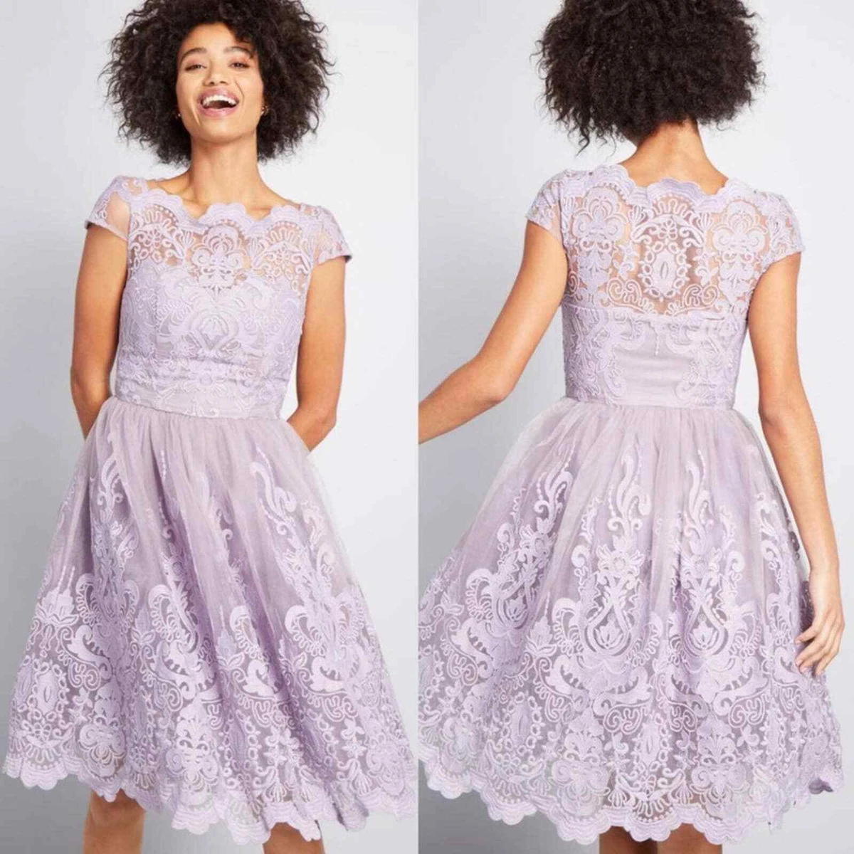 Exquisite elegance lace dress cheap