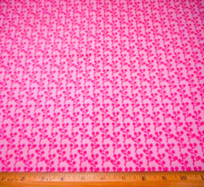 Floral Fabric By The Yard SALE Pink Flowers on Light Pink Quilting Cotton PC