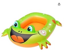 Bestway Splash And Play Green Frog Toddler Float Swimming Lesson Baby Seat 34085